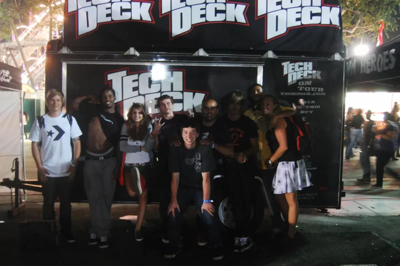 Tech Deck crew at Maloof Money Cup 2009